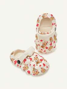 Cozy Pixies Dép bít mũi ngoài trời thoải mái, mềm mại, chống trượt, thoáng khí cho bé, bảo vệ chân, có độ đàn hồi tốt, giày đi biển dễ thương cho bé gái và bé trai, 1 đôi. - Nhiều màu - Xem 2