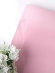 20pcs-Flower Wrapping Paper, Waterproof Bouquet Wrapping Paper, Pink22.05x22.05 Inches - Pink - View 3
