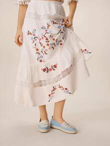 Styleloop Giày lười nữ phong cách Bohemian thường ngày - Màu xanh lam - Xem 5