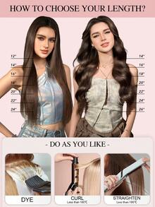 7pcs 95g TP18/613# Dirty Blonde & Bleach Blonde Full Head Lace PU Double Weft Clip Ins Real Human Hair Extensions, HQ Remy Human Hair Seamless PU Clip Ins Extensions For Women Halloween Costumes Winter Christmas Halloween Costumes Autumn Outfits Women Fall Outfits - S18/613 - View 10