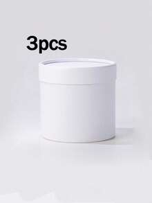 3/2/1个圆形花盒，1个插花泥，嵌套式礼盒，适合母亲节花束礼盒套装、表达爱意惊喜礼盒、暖玫瑰包装盒，适用于康乃馨、郁金香和玫瑰，DIY情人节礼物，情人节快乐，告白日，情人节女友节，万圣节，圣诞节装饰，圣诞节礼物包装用品 - 彩色 - 查看 10