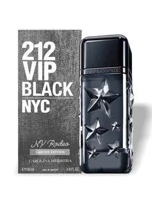 Carolina Herrera 212 VIP Black NY Rodeo 男士限量版淡香精喷雾 3.4盎司/100毫升 - 212 VIP 黑紐約牛仔競技 EDP - 查看 2