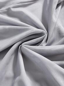 ROMWE Avant Pioneer Subculture 网纱透视女士迷你连衣裙 - 淺灰色 - 查看 4