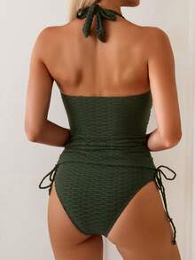 Swim Lushoire Conjunto de tankini de verano para mujer con camiseta de tirantes y pantalones cortos de unicolor para usar en la playa