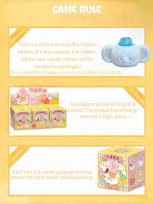 Blind Box (Non-Plush) Cute Crystal Ornament Cartoon Figurine Collectible Boxes, Cartoon-Themed Party Costume Dolls, Exquisite Tabletop Ornaments, Can Be Given As Christmas Gifts To Family And Friends - Tide play blind box - View 6
