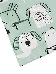 PopScrub Áo thun nữ cổ chữ V tay ngắn hai túi in hình động vật dễ thương, hình cún con hoạt hình, họa tiết hoa, đồng phục y tá/bác sĩ/đồng phục khám bệnh/đồng phục chăm sóc thú cưng/đồng phục chuyên viên dinh dưỡng/áo phòng thí nghiệm, nhiều túi, trang phục công sở tiện dụng, trang phục ngày lễ tiện dụng cho nữ, đáng yêu, thường ngày - Màu xanh lam - Xem 5