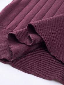 Calvornis Áo khoác cardigan cài nút công sở màu trơn thường ngày cho nam - Màu đỏ tím - Xem 8