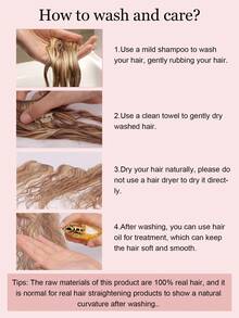 7PCS Straight Clip In Hair Extensions 100% Real Human Hair 14-24 Inch 115G Double Weft Invisible Clip Hair Extensions Remy Natural Human Hair For Women Girls Daily Use - S18A/613A - View 9