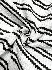 SHEIN 孕妇休闲条纹无袖哺乳连体衣，夏季