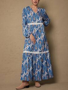 SHEIN LUNE Trang phục Valentine cỡ lớn cho nữ, Trang phục thường ngày mùa xuân, Trang phục maxi mùa thu và đông thoải mái, Trang phục mùa hè cho nữ, Trang phục Valentine cho nữ, Trang phục đi nghỉ mát cho nữ, Váy đi biển cho nữ, Áo dài tay in hoa, Trang phục mùa đông cho nữ, Váy maxi cổ chữ V mùa đông cho nữ, Trang phục ngày lễ cho nữ, Trang phục hóa trang, Váy dài kiểu búp bê, Trang phục đi chơi phong cách thường ngày, Trang phục giáo viên, Váy dài cỡ lớn, Váy maxi đi chơi, Váy mùa hè cho nữ, Váy nữ, Váy đi biển cho nữ, Váy ngủ cho nữ, Trang phục Valentine cho nữ, Trang phục đi nghỉ mát cho nữ, Váy đi biển cho nữ, Váy dài, Váy Boho, Váy maxi Boho tay dài, Trang phục thường ngày - Màu xanh lam - Xem 8