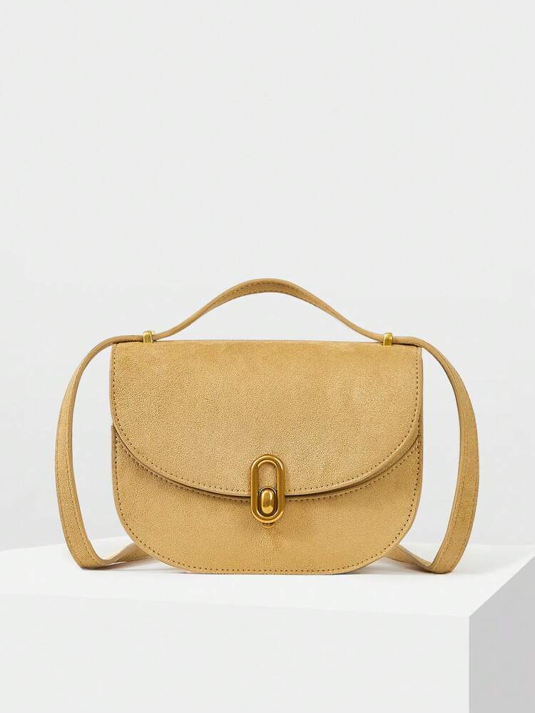 BOLSO CON SOLAPA DE MODA SENCILLA PARA MUJER