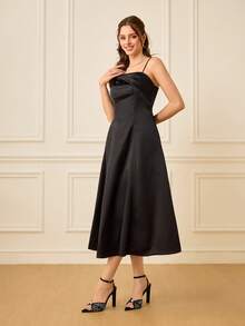 CUCCOO HITCHD 女士尖头仿珍珠装饰搭扣设计日常百搭时尚高跟鞋 - 黑色 - 查看 3