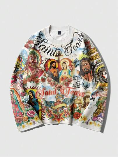 Street Life Street Fashion Long Sleeve T-Shirt, Couple Matching Tops