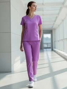 HYGEA MEDICAL UNIFORMS HYGEA HANNIA 防漏外科睡衣 - Lila - 查看 1
