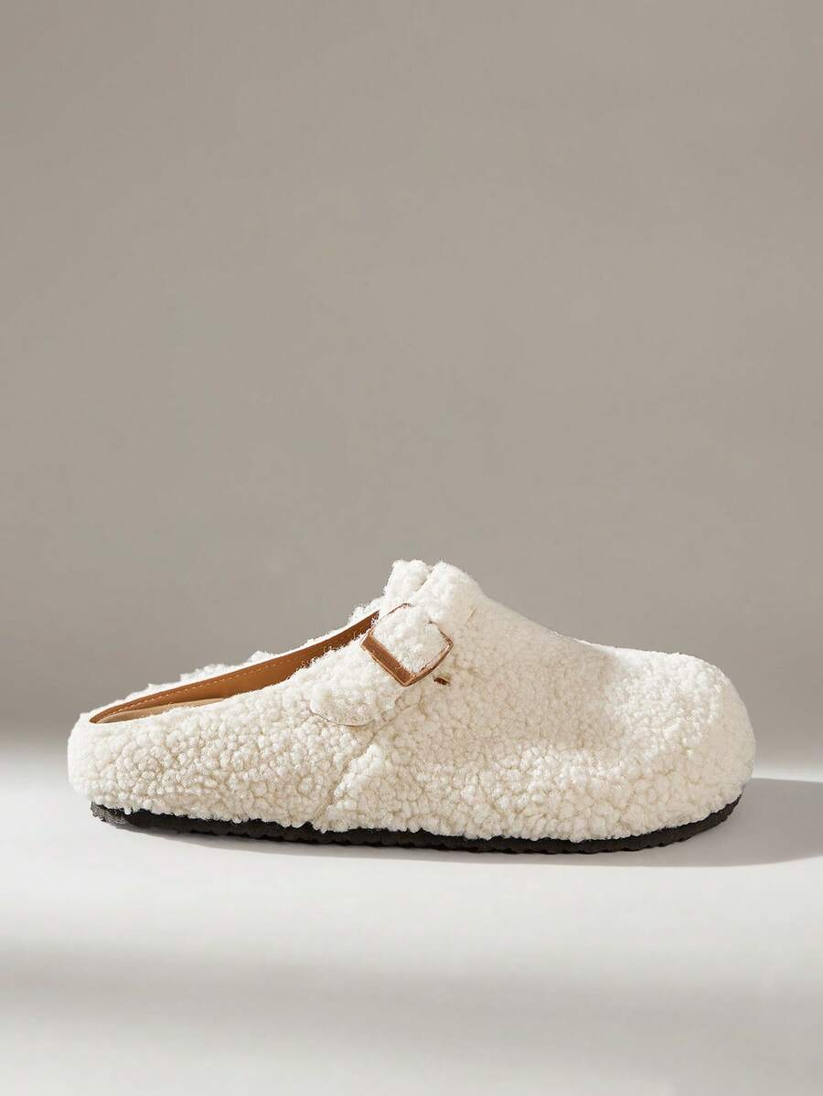 Solecia Giày bệt nữ casual, đa năng, đơn giản, dễ xỏ vào hàng ngày. - trắng - Xem 1