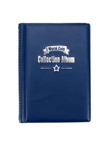 Pack Of 1 NICEYARD 120/60 Pocket Artificial PU Leather Coin Collection Album Book Collection Money Storage Bag PVC Film - Multicolor - View 7