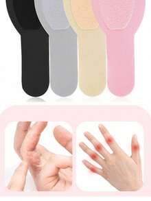 5个可调节指套，通用针织涤纶氨纶指套，球类运动和户外活动用保护手指带 - 彩色 - 查看 7