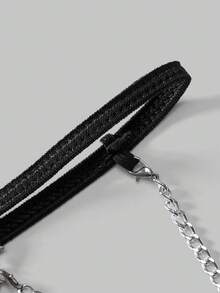 Men's Sexy Heart Mesh Chain Thong Underwear