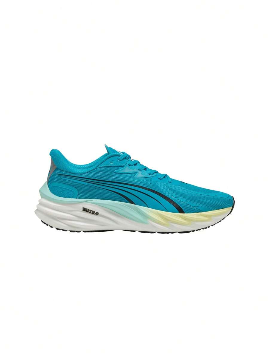 Puma Velocity Nitro 4 Men's Running Shoes Blue 311140 - Speed Blue-Gold Moon - View 1