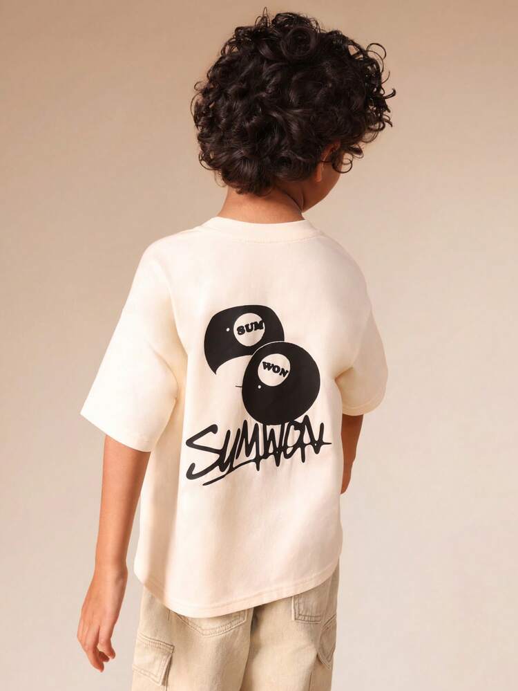 Record Graphic Crew Neck Tee