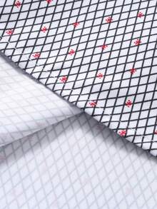 Manfinity Mode Men's Casual Commuter All-Over Print Button-Front Long Sleeve Shirt, Autumn - Multicolor - View 7