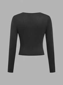 SHEIN Girlism 3pcs Tween Girls Casual Graphic Print Racerback Cropped Short Tee With Butterfly & Slogan Chic Outfits For Autumn/Winter