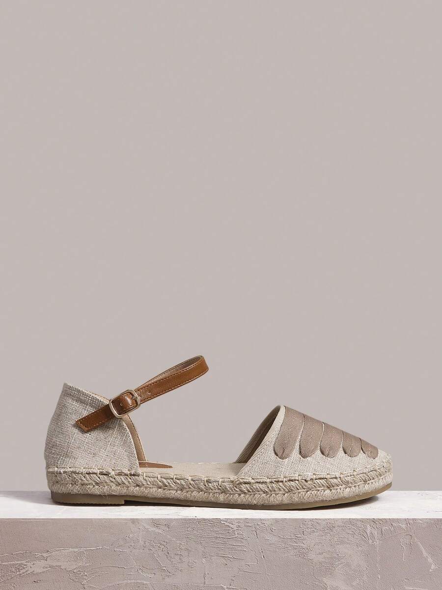 Styleloop Women Shoes Women's Holiday Flat Shoes, Holiday Atmosphere, Summer Wear, Travel Essentials - Apricot/Khaki - View 1