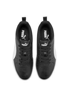 Puma Rickie Jr Kids Shoes Black / White 384311 - 黑色的 - 查看 2