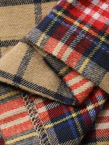 DAZY Men's Elastic Waist Letter Print Lounge Pants, Spring - Khaki - View 3