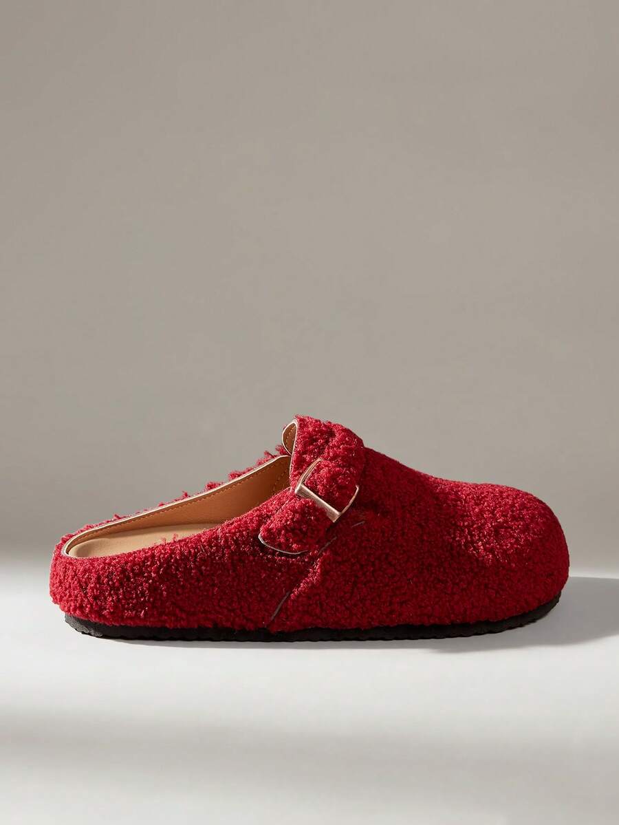 Solecia Women's Casual Versatile Commuting Minimalist Slip-On Flats - Red - View 1