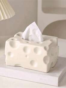 Joivida Cheese Shape Tissue Box Luxury Aesthetic Design Multi Functional Storage Organizer For Living Room Coffee Table Home Decor Christmas Stocking Fillers Holiday Gift Ideas Scandinavian Style Must Haves - Multicolor - View 11