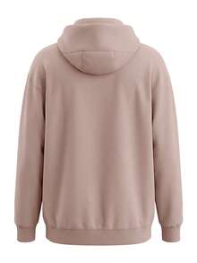Nike Phoenix Women's Hoodie Pink - Mink Brown/Sail - View 2