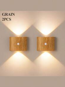 LED Smart Sensor Wall Lamp , Indoor Motion Sensor Wall Lamp, Wireless LED Wall Light, Battery-Powered Night Light, Adhesive Design, Rotatable, Portable, Easy To Install, Adjustable Color Temperature And Brightness, Suitable For Hallways, Bathrooms - Multicolor - View 17