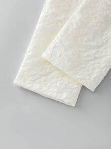 Chiquease Women's Elegant Commuter Cinched Waist Single-Breasted Long Sleeve Blazer - Apricot - View 5