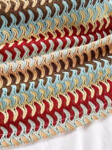 Soleia Vacation Outfits For Women Women's Vacation Halter White Knit Textured Fitted Tank Top - Multicolor - View 5