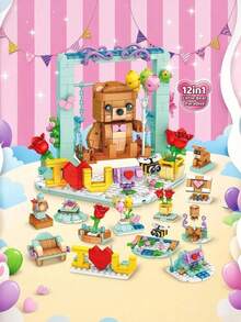 POKOJA LAND 接受为期 12 天的挑战：在积木天堂中释放你的创造力，完成熊城堡！ - 彩色 - 查看 1