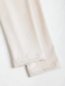 Sweetra New Elegant Party Cocktail Dress, Burgundy Color With Metal Decor, Fitted Silhouette, Suitable For Christmas And Formal Occasions - Apricot - View 5