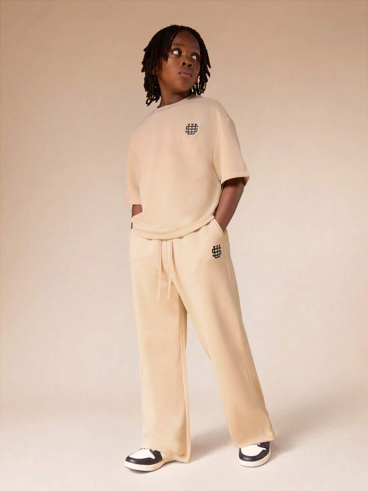 Oversized T Shirt And Sweatpants Set