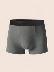 3pcs/Pack Men's Black Soft & Comfortable Briefs