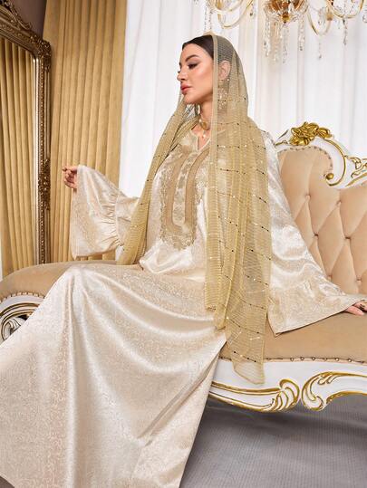 Al Najma Women's Turkish Maxi Dress & Arabic Traditional Abaya