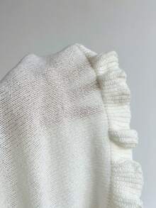 SHEIN Unity 两件套女士性感针织毛衣套装，夏季百搭 - 白色 - 查看 6