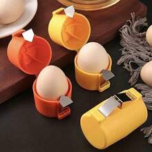 1Pc Automatic Double-Layer Egg Holder - 12-14 Eggs Capacity, Hinged Sliding Design, Keeps Eggs Fresh, Non-Food-Contact Plastic, Refrigerator & Kitchen Organizer - Multicolor - View 8