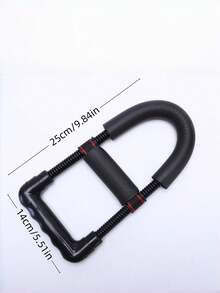 1 st justerbar armblaster underarmstränare för muskelbyggande styrketräning biceps träning hemmagymutrustning hållbar träningsutrustning - Svart - Visa 7