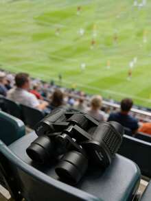 90x90双筒望远镜，高清专业户外旅行望远镜，强力狩猎望远镜，徒步旅行和观鸟望远镜 - 黑色 - 查看 13