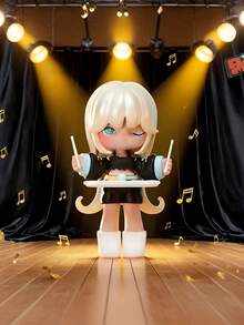 POKOJA LAND 不可思议的MISYA Mixia偶像乐队系列盲盒，超级可爱，设计成各种不同的角色和服装。可以作为节日生日礼物送给好朋友，也可以作为桌面摆件，同时也是动漫收藏家的绝佳收藏品。 - 彩色 - 查看 8