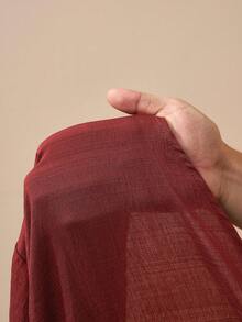 Zivah Spring 2025 New Arrivals Easter Birthday Parties Dates Everyday Outings Basic Versatile Casual Vacation Cruise Travel Beach Hits Street Style Bohemian Chic Commuter Wear Commute Leisure Refined Elegance Street Commuter Pleated Backless Ribbon Detail V-Neck Sleeveless With Waist Gathering Back Neck Halter Ribbon Elastic Waistband A-Line Dress Halter Neck Dresses For Women Burgundy Dress Elegant Women Long Dress Summer Long Dress Casual - Brown - View 8