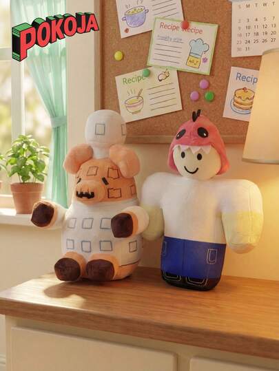 园艺猪毛绒玩具 - 带可耕种花园的厨师猪玩偶，圣诞节生日斑点礼物，可爱可拥抱的抱枕，适合儿童和成人，情人节礼物，幼儿园装饰品