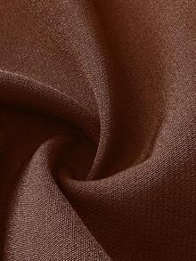 Viva Relle Sexy Niche Design Off-Shoulder Plus Size Red Suit For Christmas Party - Brown - View 7