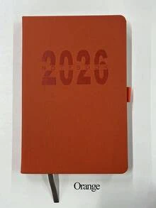 2026 New Calendar Log Self Discipline Check In Time Management One Page One Day 365 Days Plan Book Comes With 5 Plan Stickers A5 Plan Notebook Learning Start Gift Suitable For Work And Study, School Supplies,Back To School