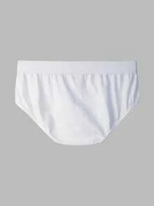 Velminro 6条装男士简约舒适纯棉三角裤 - 白色 - 查看 3